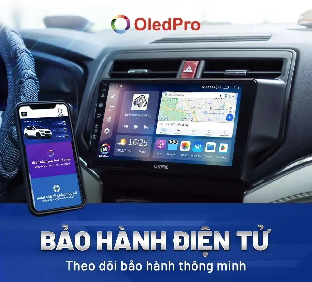 Màn hình Android ô tô OledPro P450 xe tải 25 Màn hình ô tô OledPro Eco P450