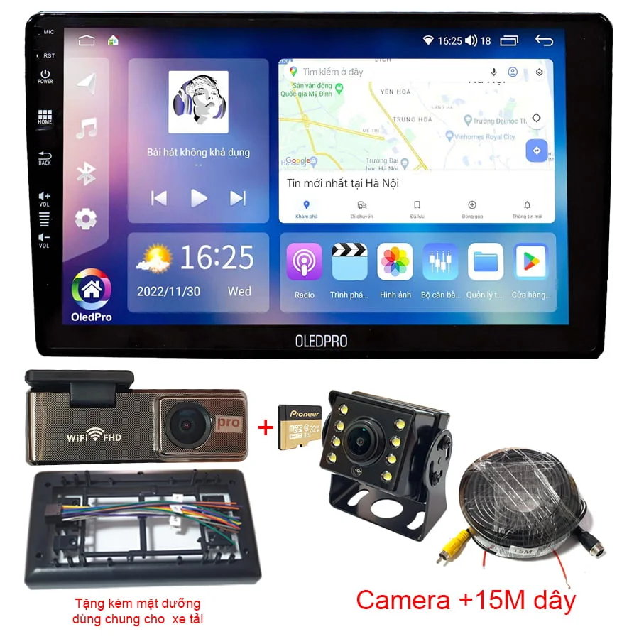 Màn hình Android ô tô OledPro P450 xe tải