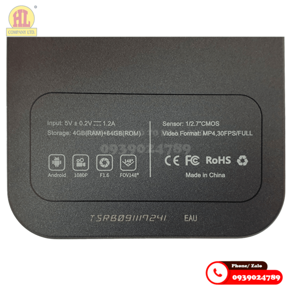 Android Box tích hợp camera hành trình FullHD