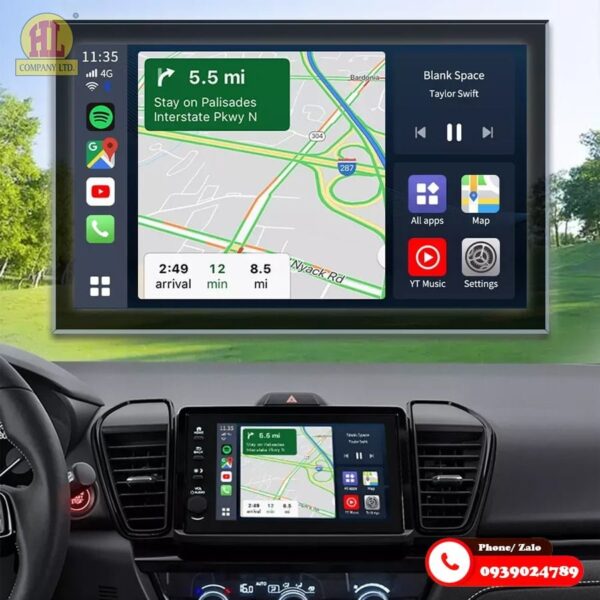 Android box cho ô tô Sim 4G