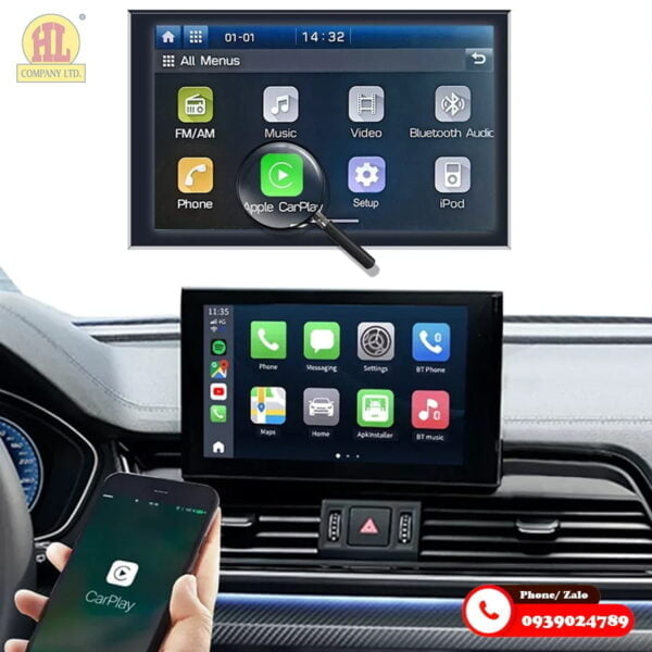 Android box cho ô tô Sim 4G