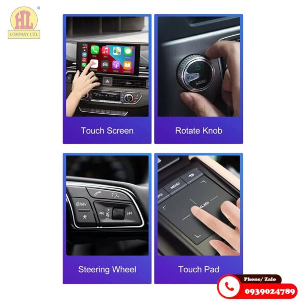 Android box cho ô tô Sim 4G