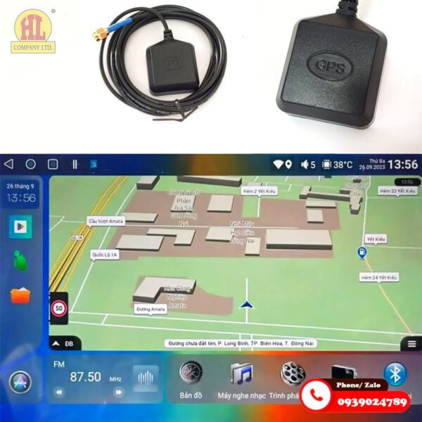 Anten GPS BD 25dBi độ chính xác cao