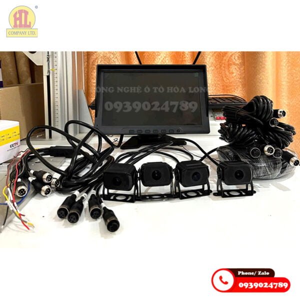 Camera hành trình 360 4 mắt cho xe tải