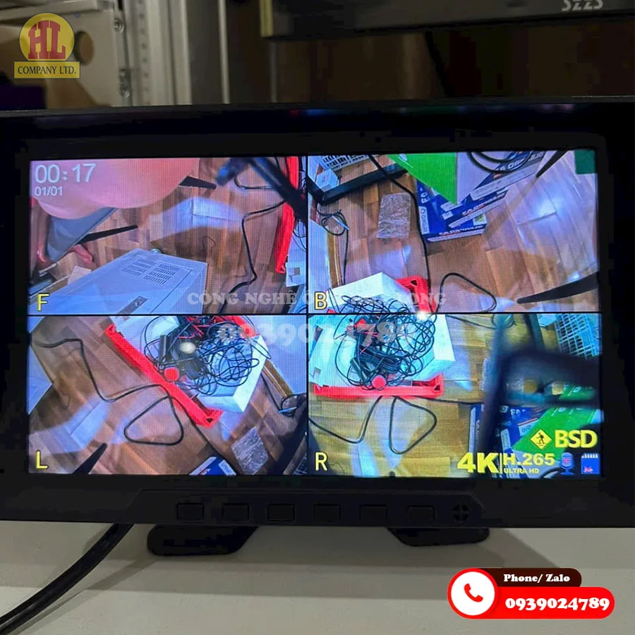 Camera hành trình 360 4 mắt cho xe tải 30 Camera hành trình 360 cho xe tải