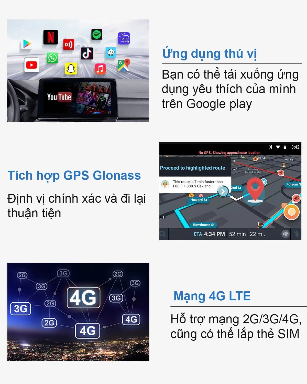 Android Box Carlinkit Ram 8GB rom 128GB