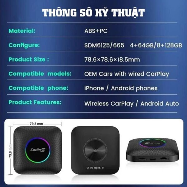 Android Box Carlinkit Ram 8GB rom 128GB 42 Android Box Carlinkit Ram 8GB rom 128GB