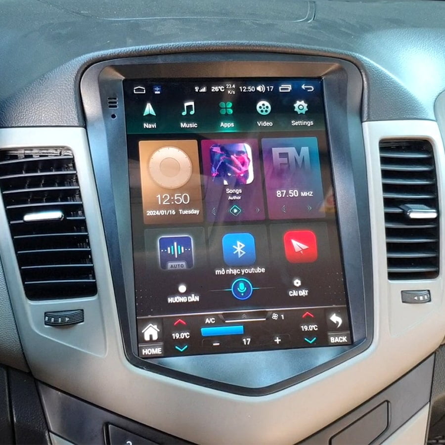 Màn Hình Tesla Chevrolet Cruze 2014-2019