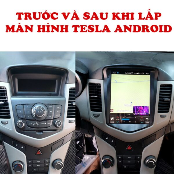 Màn Hình Tesla Chevrolet Cruze 2014-2019