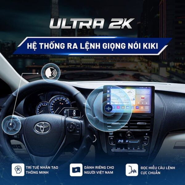 Màn hình Android 13 inch 2K sắc nét