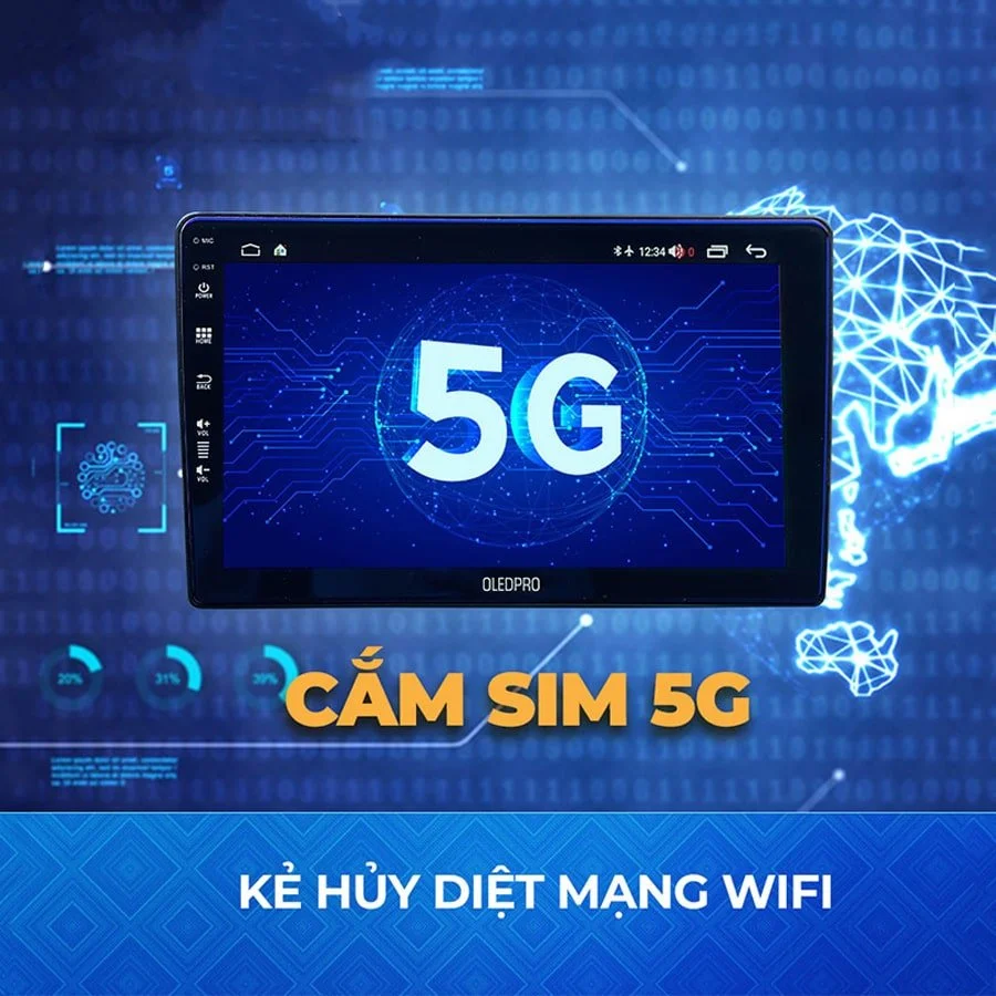 Dùng sim 4G/5G truy cập internet tốc độ cao