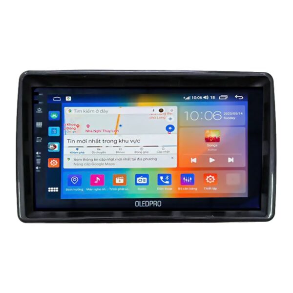 Mặt dưỡng màn hình Toyota Wigo 2018 - 2023