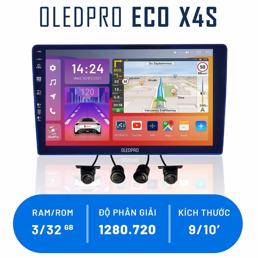 Màn hình Android Oledpro 9inch-13inch giá sỉ