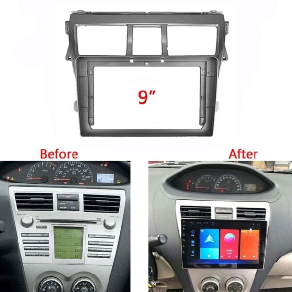 Mặt dưỡng màn hình TOYOTA VIOS 2008 - 2013