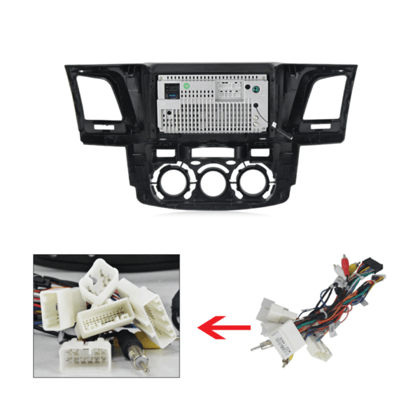 Mặt dưỡng màn hình TOYOTA FORTUNER 2007 - 2023 33 Mặt dưỡng màn hình TOYOTA FORTUNER 2007 - 2023