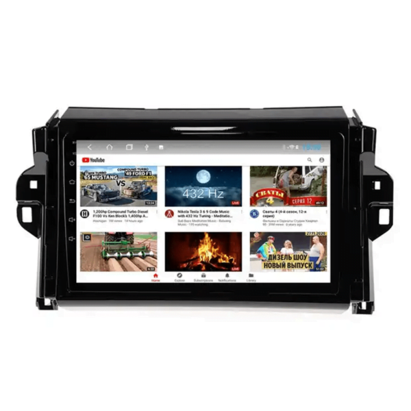 Mặt dưỡng màn hình TOYOTA FORTUNER 2007 - 2023 24 Mặt dưỡng màn hình TOYOTA FORTUNER 2007 - 2023