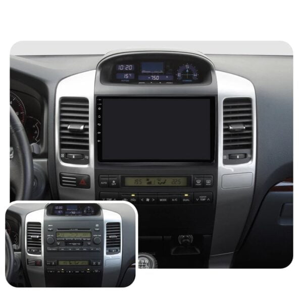 Mặt dưỡng màn hình Toyota Land Cruiser Prado 2004 - 2023 37 Mặt dưỡng màn hình Toyota Land Cruiser Prado 2004 - 2023