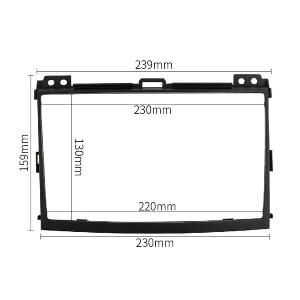 Mặt dưỡng màn hình Toyota Land Cruiser Prado 2004 - 2023 35 Mặt dưỡng màn hình Toyota Land Cruiser Prado 2004 - 2023