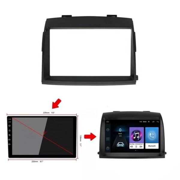 Mặt dưỡng màn hình Toyota Sienna 2005 - 2023