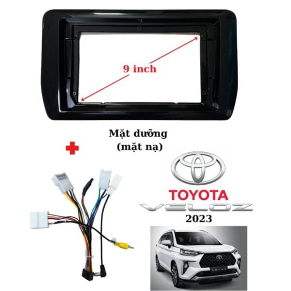 Mặt dưỡng màn hình Toyota Veloz 2021 - 2023