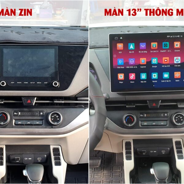 Màn hình Android 13 inch 2K sắc nét