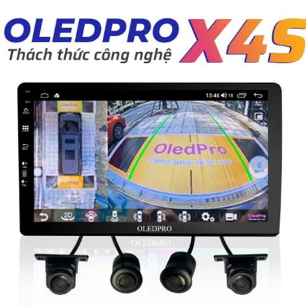 Màn Hình Android Ô Tô X4S Cam 360