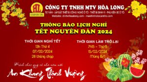 Thông báo lịch nghỉ tết nguyên đán 2024 9 Thông báo lịch nghỉ tết nguyên đán 2024