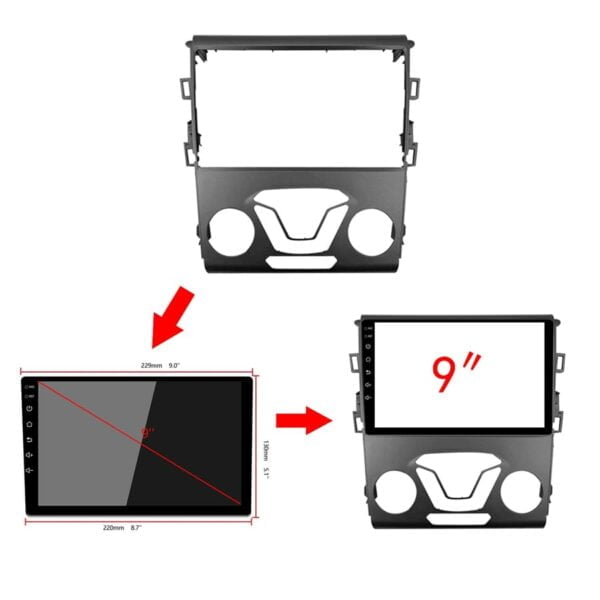 Mặt dưỡng màn hình Ford Mondeo 2003-2016