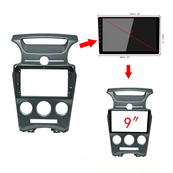 Mặt dưỡng màn hình KIA Carens 2007-2023 26 Mặt dưỡng màn hình KIA Carens 2007-2023