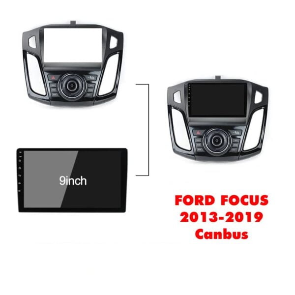 Mặt dưỡng màn hình Ford Focus 2007-2019