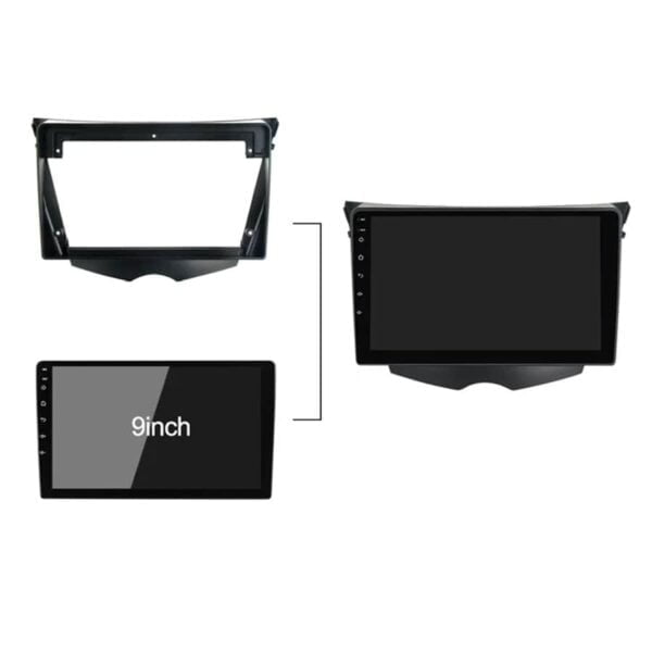 Mặt dưỡng màn hình Hyundai Veloster 9 inch