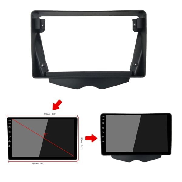 Mặt dưỡng màn hình Hyundai Veloster 9 inch