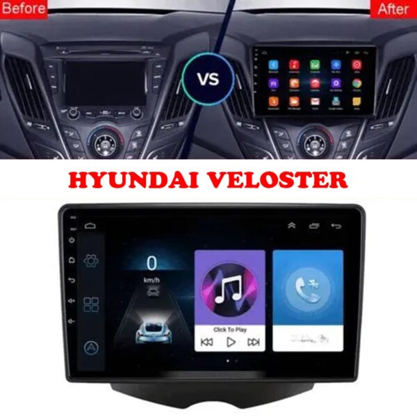 Mặt dưỡng màn hình Hyundai Veloster 9 inch