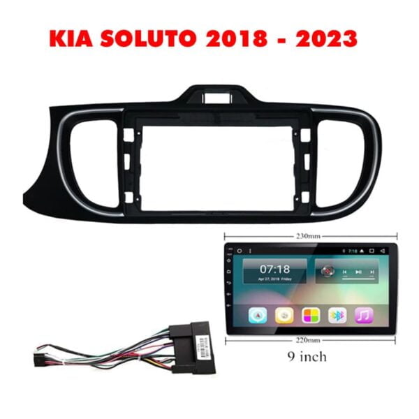 Mặt dưỡng màn hình KIA Soluto 2018-2023
