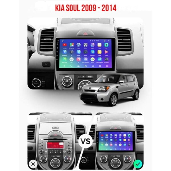 Mặt dưỡng màn hình KIA Soul 2009 - 2023