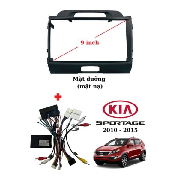 Mặt dưỡng màn hình KIA Sportage 2005-2019 70 Mặt dưỡng màn hình KIA Sportage 2005-2019