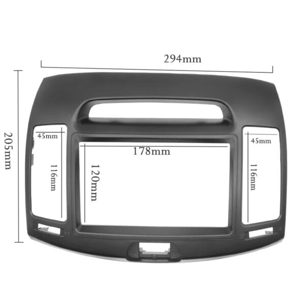 Mặt dưỡng màn hình Hyundai Avante 9 inch 17 Mặt dưỡng màn hình Hyundai Avante 9 inch