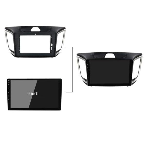 Mặt dưỡng màn hình Hyundai Creta 2016 - 2023