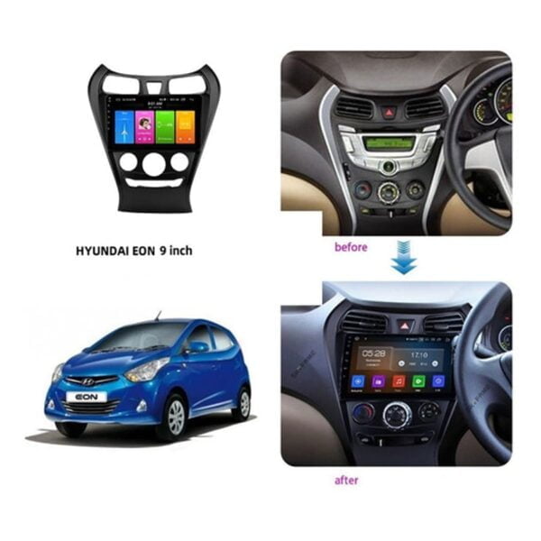 Mặt dưỡng màn hình Hyundai Eon 2009 - 2012 17 Mặt dưỡng màn hình Hyundai Eon 2009 - 2012