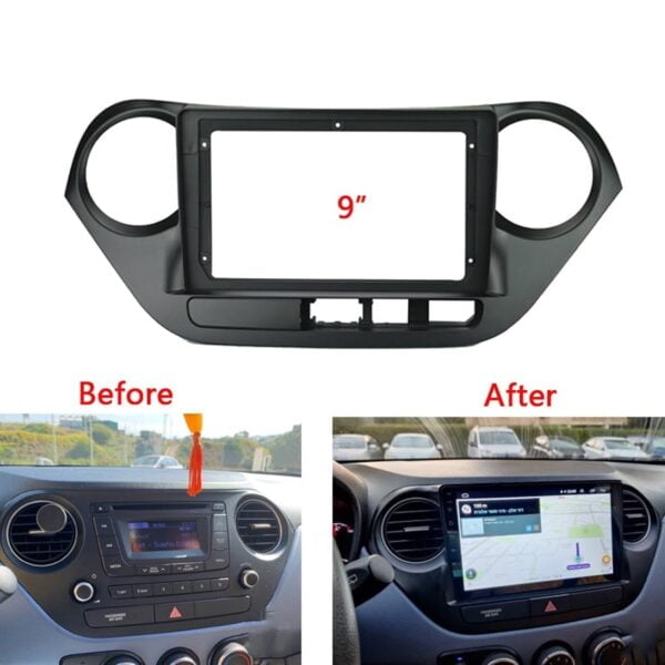 Mặt dưỡng màn hình Hyundai Grand i10 2008 - 2023 20 Mặt dưỡng màn hình Hyundai Grand i10 2008 - 2023