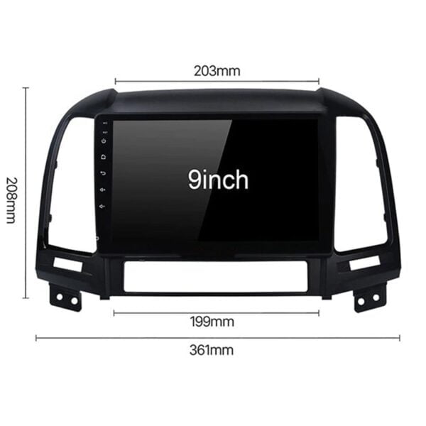Mặt dưỡng màn hình Hyundai Santafe 2003 - 2023 36 Mặt dưỡng màn hình Hyundai Santafe 2003 - 2023
