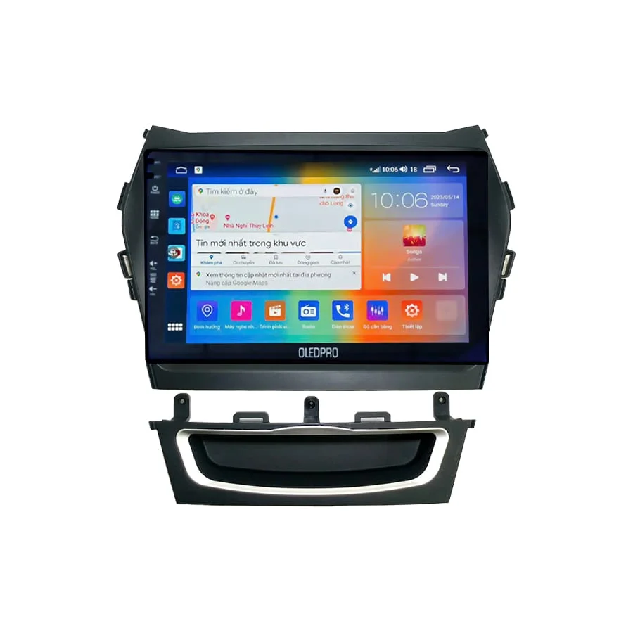 Mặt dưỡng màn hình Hyundai Santafe 2003 - 2023 44 Mặt dưỡng màn hình Hyundai Santafe 2003 - 2023