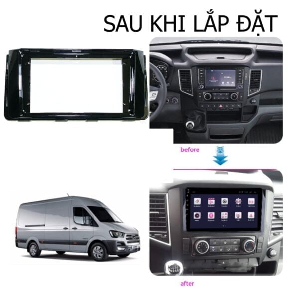 Mặt dưỡng màn hình Hyundai Solati 9 inch