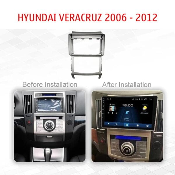 Mặt dưỡng màn hình Hyundai Veracruz 2006 - 2012