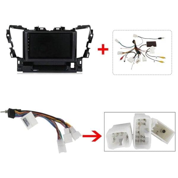 Mặt dưỡng màn hình Toyota Alphard 2011 - 2020