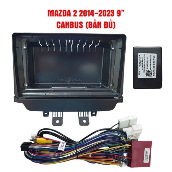 Mặt dưỡng màn hình Mazda 2 2006-2023 43 Mặt dưỡng màn hình Mazda 2 2006-2023