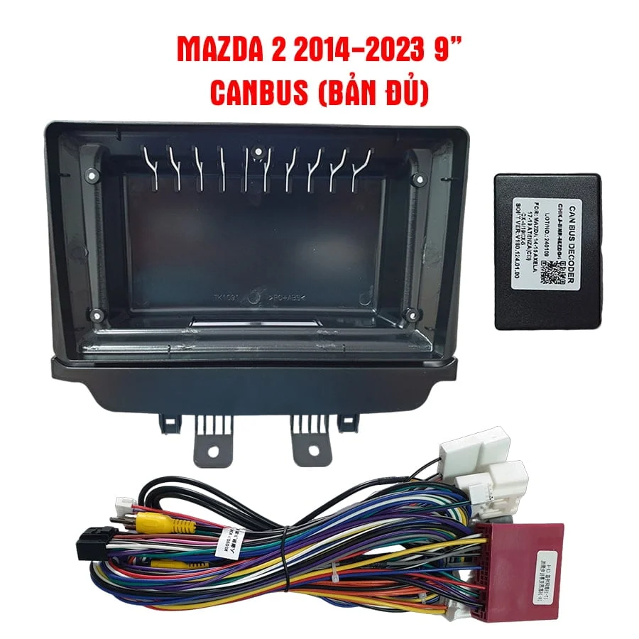 Mặt dưỡng màn hình Mazda 2 2006-2023