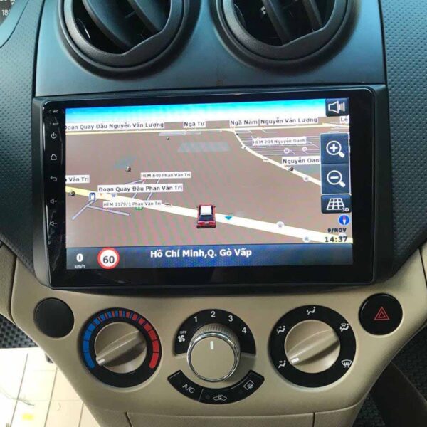 Mặt dưỡng màn hình Chevrolet Aveo 2014-2017