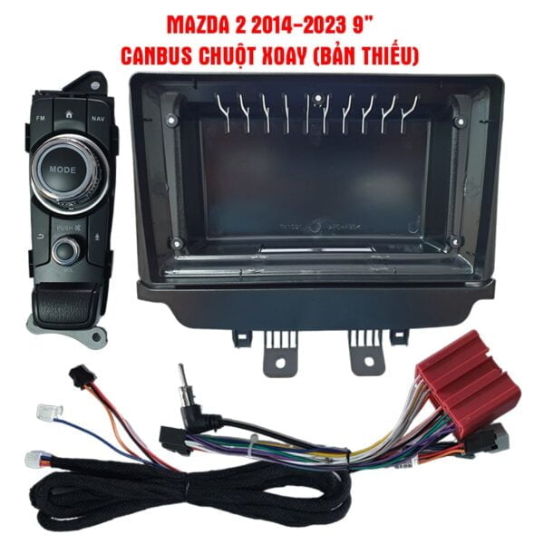Mặt dưỡng màn hình Mazda 2 2006-2023 52 Mặt dưỡng màn hình Mazda 2 2006-2023