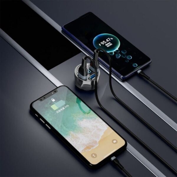 Tẩu sạc ô tô hỗ trợ sạc nhanh QC3.0